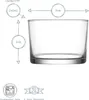 LAV Bodega Whiskyglas Glasses - 240ml - Packung mit 12 Produktbild-Vorschau 3