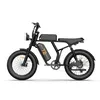 A black electric bicycle is shown against a white background. Náhled obrázku produktu