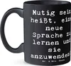 Mr. & Mrs. Panda Kaffeetasse Spruch Sprachen Lernen und Produktbild-Vorschau 2