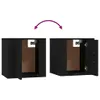 vidaXL TV-Wandschrank Schwarz 40x34,5x40 cm -  TV-Möbel Produktbild-Vorschau 12