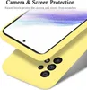 A yellow phone case is shown with a phone inside, highlighting camera and screen protection. Náhľad obrázku produktu