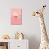 Leinwand Bilder 20x30 cm - Kinder Mädchen - Qualle, Bilder Produktbild-Vorschau 3