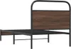vidaXL Rám postele bez matrace 90x200 cm hnědý dubový Náhled obrázku produktu 7