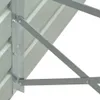 vidaXL Garten-Hochbeet Verzinkter Stahl 129x129x77 cm Grau Produktbild-Vorschau 4