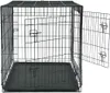 FCH Hundekäfig aus Metall, 107 x 68 x 75 cm, XL klappbar Produktbild-Vorschau 5