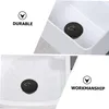 4er-Pack Spülbeckenstöpsel aus robustem PVC in Schwarz, mit Produktbild-Vorschau 2