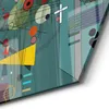 DEQORI Glasbild Echtglas 55x48 cm 'Inszenierung von Formen' Produktbild-Vorschau 4