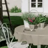Gartentischdecke taupe - 210x160cm, oval Produktbild-Vorschau 2