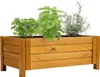 Blumenkasten aus Holz - Rechteckig Hellbraun 79x39x30cm - Produktbild-Vorschau 4