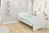 Kinderbett Jugendbett mit Matratze in Weiß / Weiß ACMA II Produktbild-Vorschau 2