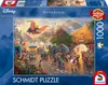 Disney, Dumbo - 1000 Teile Puzzle (Thomas Kinkade) Produktbild-Vorschau 1