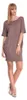 Damen Basic Kleid Dress; Cappuccino S/M Produktbild-Vorschau 3