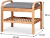 Stojak na buty ST-12 szary/naturalny Podgląd zdjęcia produktu 3