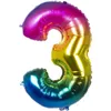 Regenboogkleurige cijferballonnen voor een Productafbeelding-voorbeeld 1