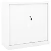 vidaXL Armadio con porta scorrevole bianco 90x40x90 cm Anteprima dell’immagine prodotto 8