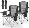 SucceBuy 2 sedie da campeggio pieghevoli (oversize) con Anteprima dell’immagine prodotto 1