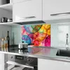 Küchenrückwand Spritzschutz Glas mit Motiv Farbenpracht 40 Produktbild-Vorschau 2