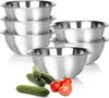 com-four® 6x Rührschüssel aus Edelstahl - multifunktionale Produktbild-Vorschau 1