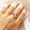 V Ring 585/- Gold gelb 017 (53,5) Opal weiß 400370113-7 Produktbild-Vorschau 2