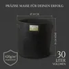 Garten Pflanzsack 3er Set | 30 Liter | Mit Sichtfenster & Produktbild-Vorschau 4