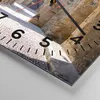 Wanduhr - Quadrat - Glasuhr - Straße Geschichte Architektur Produktbild-Vorschau 5