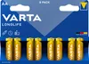 Varta Longlife AA, pile jetable, AA, alcaline, 1,5 V, 8 Voir les images du produit 6