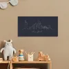 MuchoWow® Poster New York - Scherenschnitt - Blau 40x20 cm Produktbild-Vorschau 6