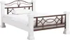 Bett Byzanz 200x200 Massivholz weiß Produktbild-Vorschau 2