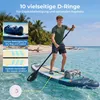 SUP-Board 320x84x15 cm, Bis zu 160 kg, extra breites iSUP, Produktbild-Vorschau 10