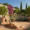 Liegesessel Adirondack Montreal Teak Produktbild-Vorschau 13