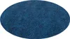 Konturenschnitt Hochflor Langflor Teppich Frieda Blau Rund, Produktbild-Vorschau 2