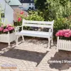 Blome Gartenbank Linderhof weiß 2-Sitzer Produktbild-Vorschau 4