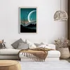 Gerahmtes Poster - Rahmen in heller Eiche - Himmel Nacht Produktbild-Vorschau 7