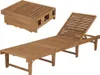 Lettino pieghevole in legno massiccio di acacia Anteprima dell’immagine prodotto 8
