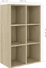 vidaXL Regał/szafka boczna dąb sonoma 66x30x98 cm Materiał Podgląd zdjęcia produktu 18