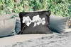 MuchoWow® Outdoor Kissen - Orchidee - Blumen - Schwarz - Produktbild-Vorschau 2