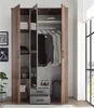 Kleiderschrank Drehtürenschrank - 120 cm mit Spiegeltür - Produktbild-Vorschau 6