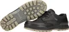 A pair of black Ecco Track 25 men's shoes, with one shoe shown from the side and the other from underneath. Produktbild-Vorschau