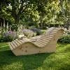 Holzliege Waldsofa Wellenliege Relaxliege "Sigi" Produktbild-Vorschau 1