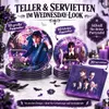 Wednesday Addams Party Deko Set – 91-teiliges Produktbild-Vorschau 3