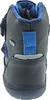 The back view of a child's navy and royal blue boot. Produktbild-Vorschau