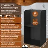 BLACK OAK Kaminholzregal YOSEMITE 80×40×30cm – Stahl Produktbild-Vorschau 2