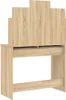 vidaXL Toaletka z lustrem dąb sonoma 96x39x142 cm Podgląd zdjęcia produktu 6