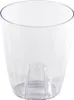 A clear plastic plant pot with an inner support structure. Produktbild-Vorschau