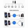 P49C Mini Lautsprecher 6W USB PC Lautsprecher mit LED Licht Produktbild-Vorschau 3