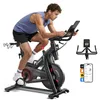Hometrainer voor thuisgebruik, fitnessfiets met Productafbeelding-voorbeeld 9