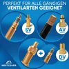 Nextcover® Profi Fahrradventil Adapter Set [15-teilig] I Produktbild-Vorschau 2