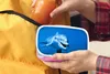 KitchenYeah® Lunchbox Brotzeit Brotdose 17x11 cm Delfin - Produktbild-Vorschau 4