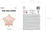 18"/Ø45cm Stern Folienballon "Happy Birthday" | Rosa Produktbild-Vorschau 2