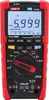 A red and black UNI-T multimeter is shown against a white background. Produktbild-Vorschau
